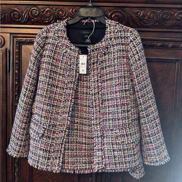 Ann Taylor Multicolor Tweed Blazer & Skirt Set - Picture 1 of 10